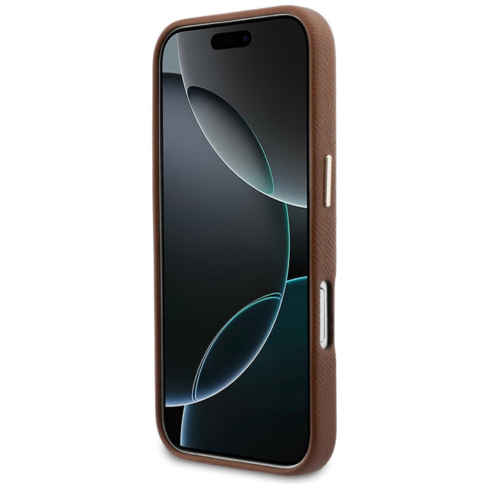 Кейс Karl Lagerfeld с лого на Karl Head за iPhone 17 - кафяв