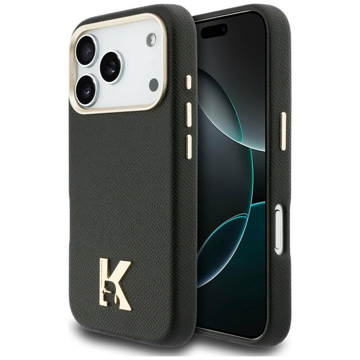 Кейс Karl Lagerfeld с лого на Karl Head за iPhone 17 Pro - черен