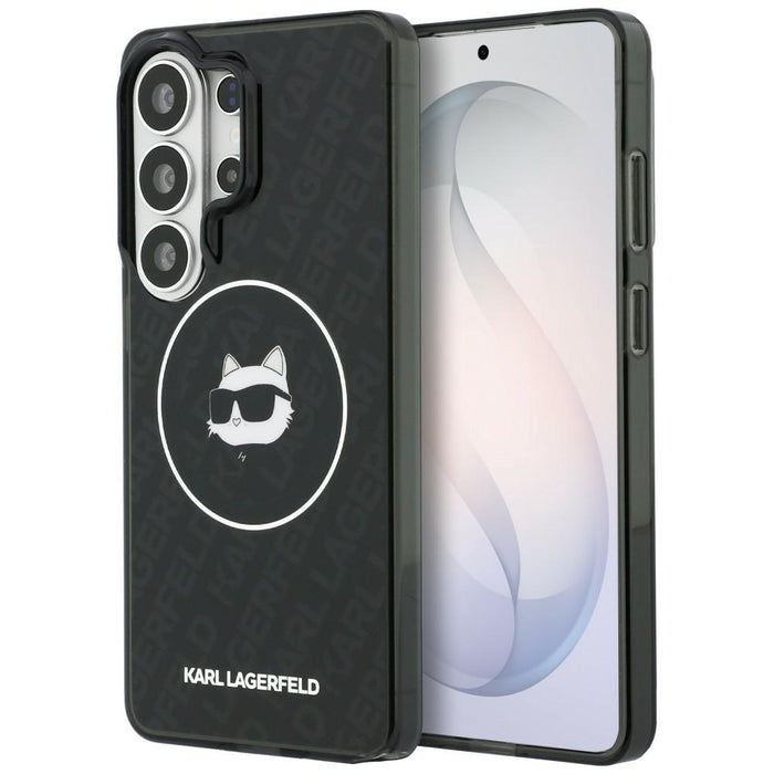 Калъф Karl Lagerfeld IML Repeated Choupette MagSafe за Samsung Galaxy S26 Ultra - черен