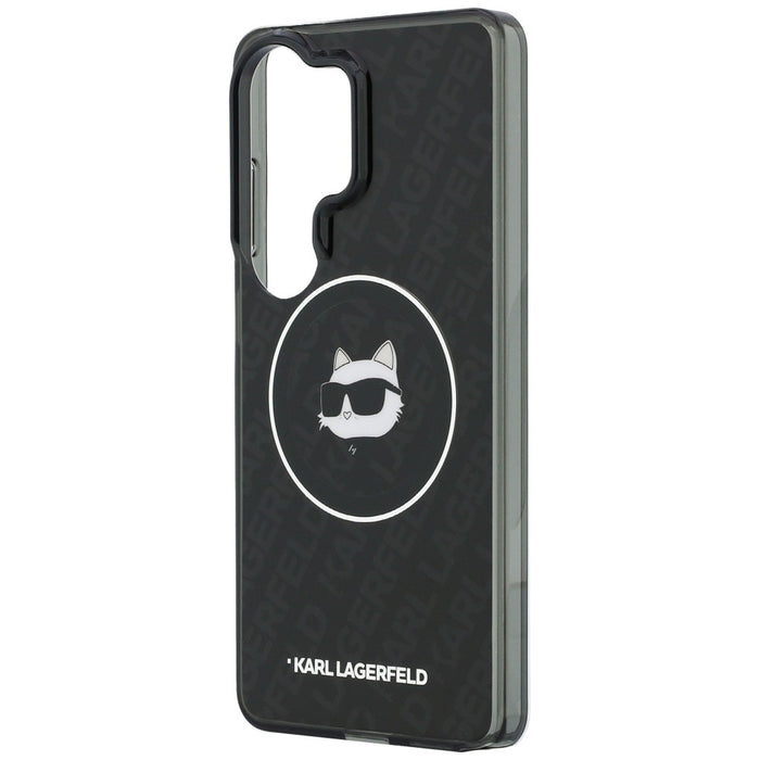 Калъф Karl Lagerfeld IML Repeated Choupette MagSafe за Samsung Galaxy S26 Ultra - черен