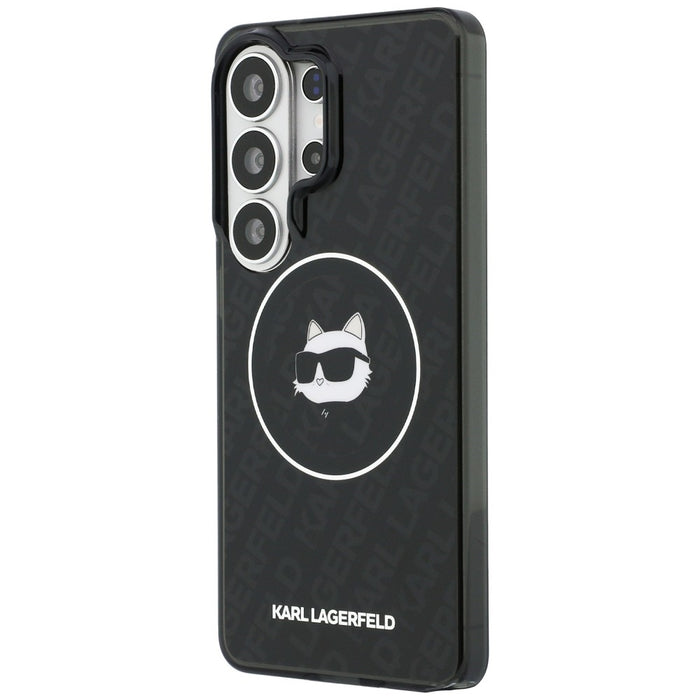Калъф Karl Lagerfeld IML Repeated Choupette MagSafe за Samsung Galaxy S26 Ultra - черен