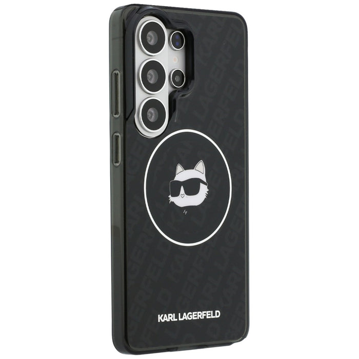 Калъф Karl Lagerfeld IML Repeated Choupette MagSafe за Samsung Galaxy S26 Ultra - черен