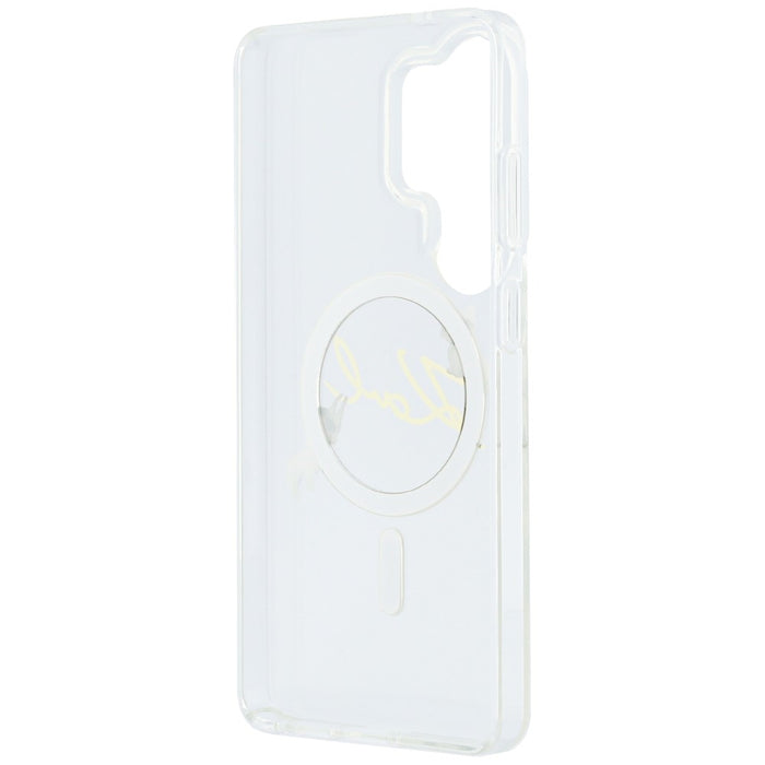 Кейс Karl Lagerfeld IML KC Script MagSafe за Samsung Galaxy S26 Ultra - прозрачен