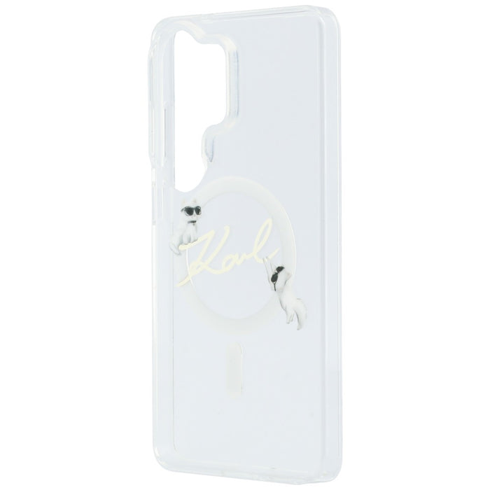 Кейс Karl Lagerfeld IML KC Script MagSafe за Samsung Galaxy S26 Ultra - прозрачен