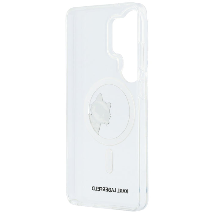 Кейс Karl Lagerfeld IML Peekaboo Choupette MagSafe за Samsung Galaxy S26 Ultra - прозрачен