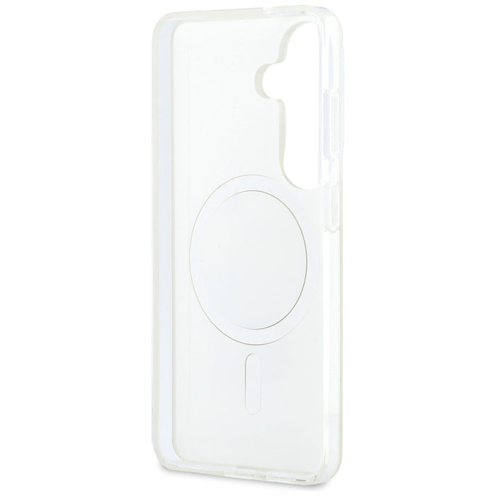 Кейс Karl Lagerfeld IML Karl&Choupette MagSafe за Samsung Galaxy S26 - прозрачен
