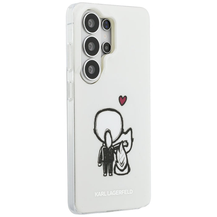Кейс Karl Lagerfeld IML Karl&Choupette MagSafe за Samsung Galaxy S26 Ultra - прозрачен