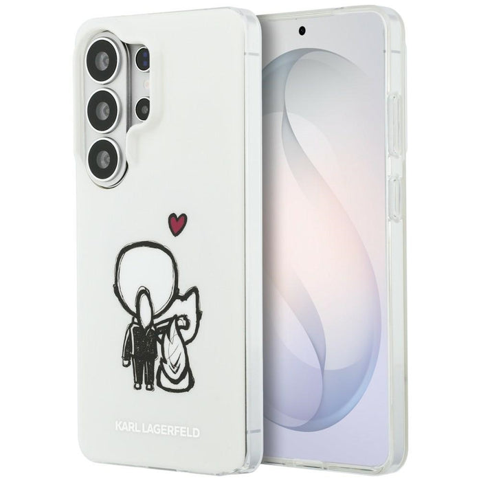 Кейс Karl Lagerfeld IML Karl&Choupette MagSafe за Samsung Galaxy S26 Ultra - прозрачен