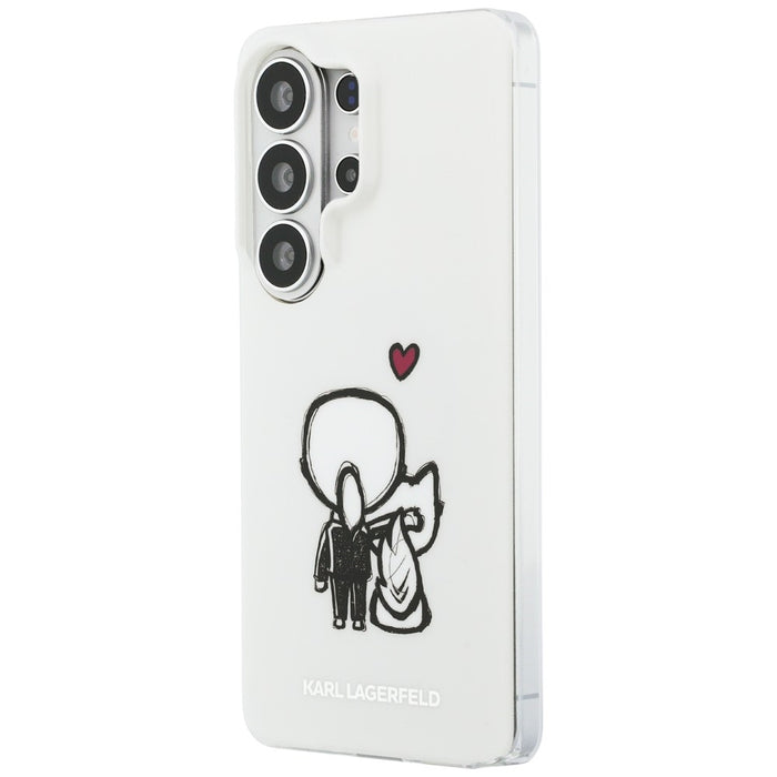 Кейс Karl Lagerfeld IML Karl&Choupette MagSafe за Samsung Galaxy S26 Ultra - прозрачен