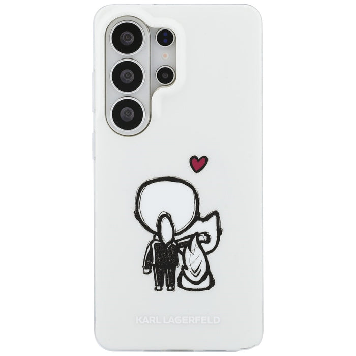Кейс Karl Lagerfeld IML Karl&Choupette MagSafe за Samsung Galaxy S26 Ultra - прозрачен