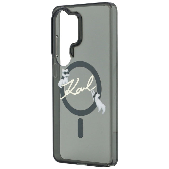 Калъф Karl Lagerfeld IML KC Script MagSafe за Samsung Galaxy S26 Ultra - черен