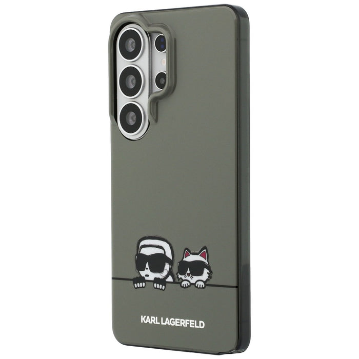 Кейс Karl Lagerfeld IML Peekaboo Karl&Choupette MagSafe за Samsung Galaxy S26 Ultra - черен