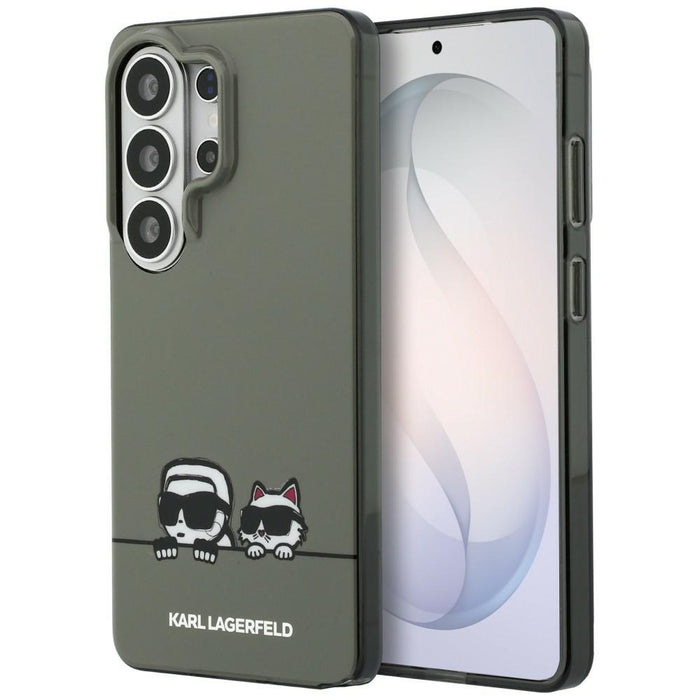 Кейс Karl Lagerfeld IML Peekaboo Karl&Choupette MagSafe за Samsung Galaxy S26 Ultra - черен
