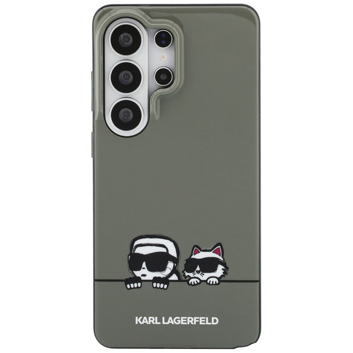 Кейс Karl Lagerfeld IML Peekaboo Karl&Choupette MagSafe за Samsung Galaxy S26 Ultra - черен