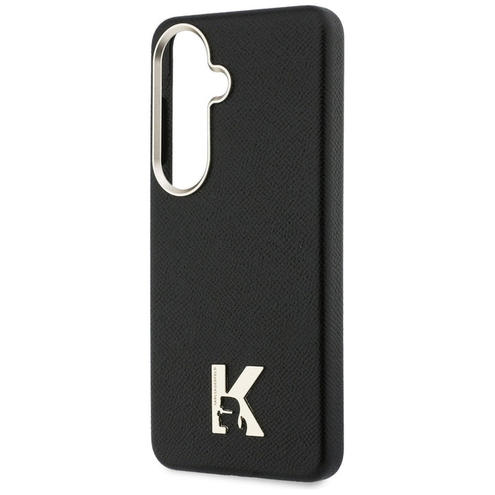 Кейс с метално лого на Karl Lagerfeld K MagSafe за Samsung Galaxy S26 - черен