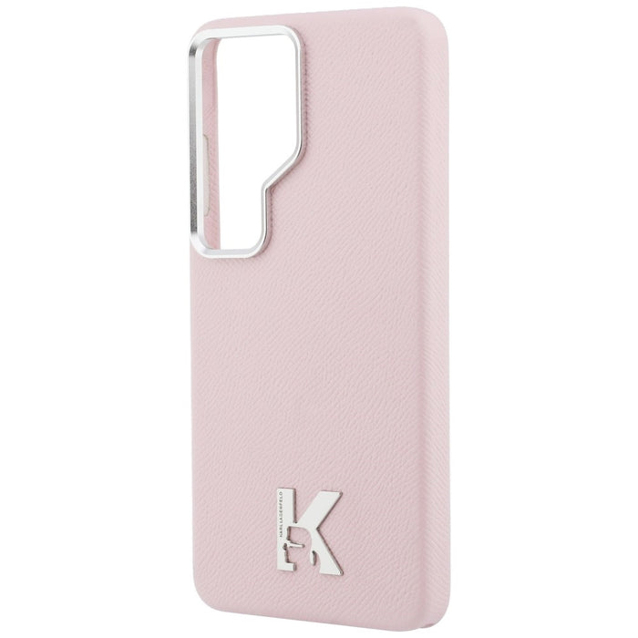 Кейс с метално лого на Karl Lagerfeld MagSafe за Samsung Galaxy S26 Ultra - розов