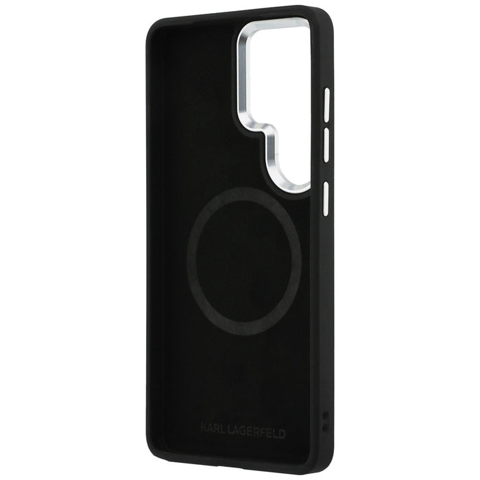 Перфориран калъф Karl Lagerfeld KL MagSafe за Samsung Galaxy S26 Ultra - кафяв