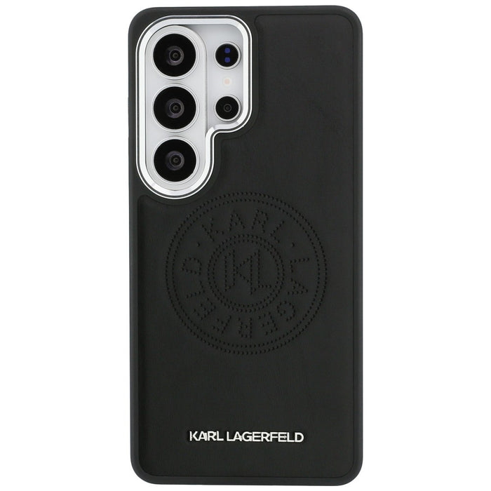 Перфориран калъф Karl Lagerfeld KL MagSafe за Samsung Galaxy S26 Ultra - черен