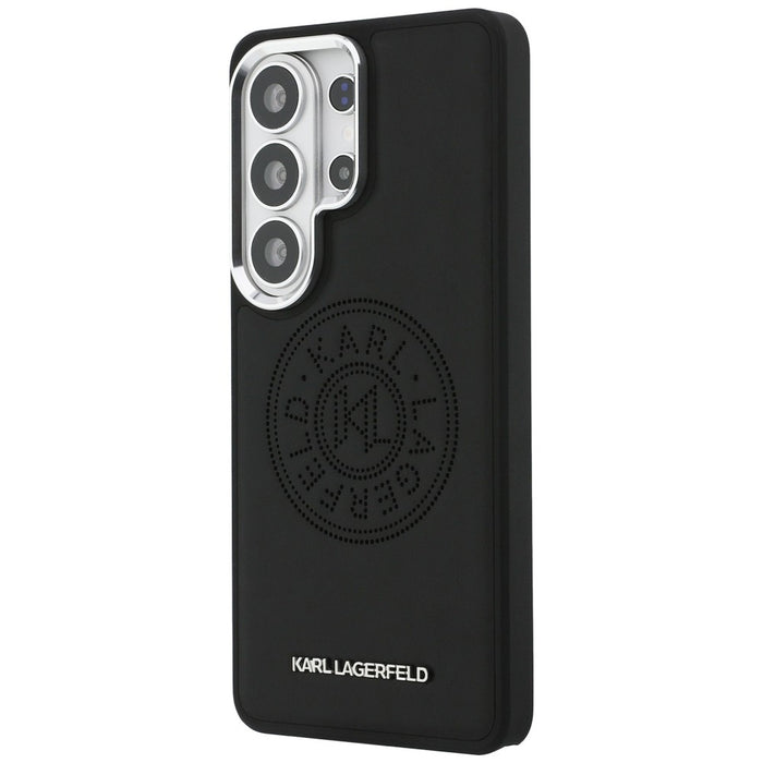 Перфориран калъф Karl Lagerfeld KL MagSafe за Samsung Galaxy S26 Ultra - черен