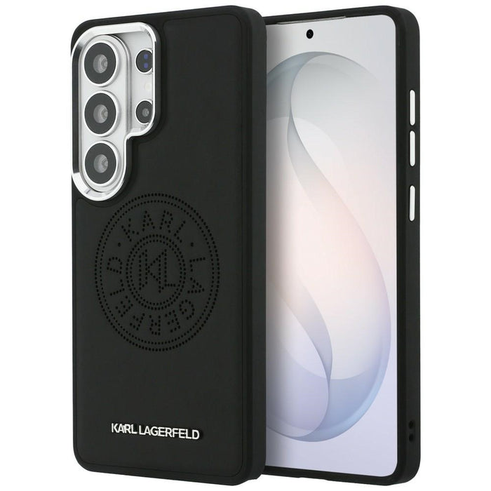 Перфориран калъф Karl Lagerfeld KL MagSafe за Samsung Galaxy S26 Ultra - черен