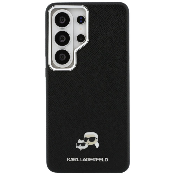 Кейс Karl Lagerfeld Saffiano KC Metal Logo MagSafe за Samsung Galaxy S26 Ultra, черен