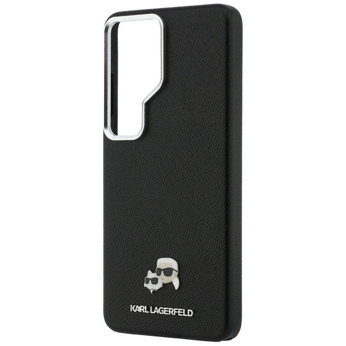 Кейс Karl Lagerfeld Saffiano KC Metal Logo MagSafe за Samsung Galaxy S26 Ultra, черен