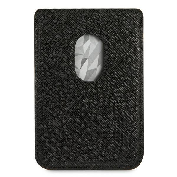Портфейл Karl Lagerfeld CardSlot Saffiano Choupette Head MagSafe Magnetni портфейл за телефон - черен