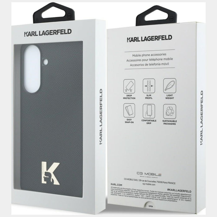 Кейс с лого на Karl Lagerfeld за Samsung Galaxy A57 5G - черен