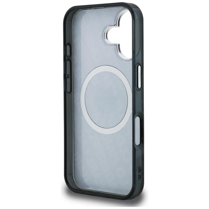 Кейс Karl Lagerfeld IML Choupette Head Logo MagSafe за iPhone 16 - черен