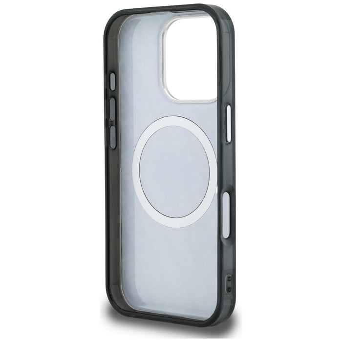 Кейс Karl Lagerfeld IML Choupette Head Logo MagSafe за iPhone 16 Pro - черен
