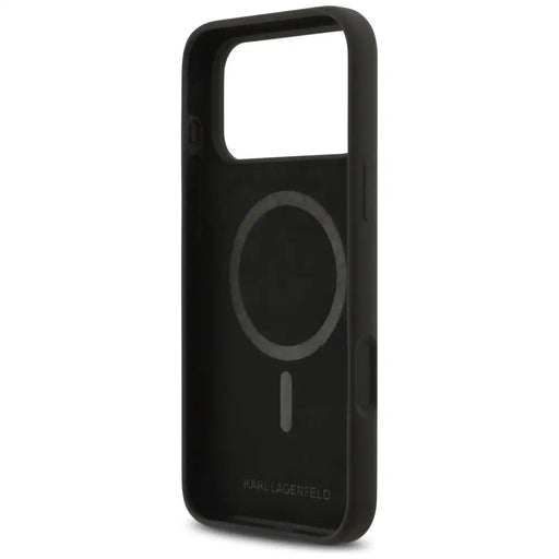 Карл Лагерфелд силиконов лого със знак сърце MagSafe калъф