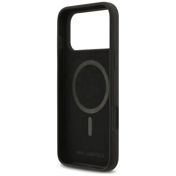 Карл Лагерфелд силиконов лого със знак сърце MagSafe калъф