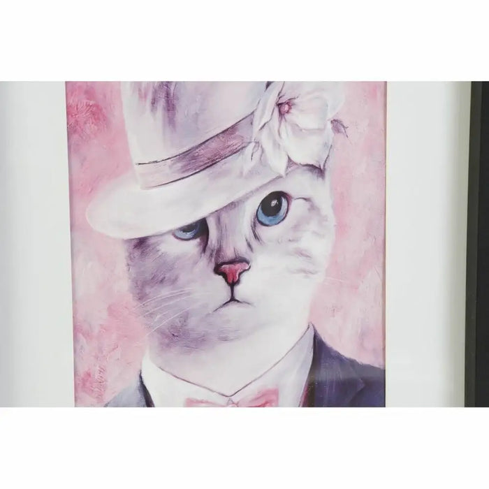 Картина DKD Home Decor Котки (35 x 2,5 x 45 cm) (35 x 2 x