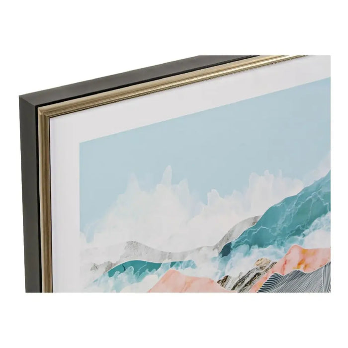Картина DKD Home Decor Ориенталски Планина 70 x 4 x 70 cm