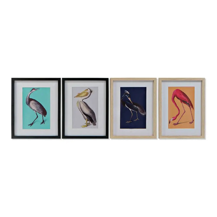 Картина DKD Home Decor полистирен 35 x 2 x 45 cm Птици (4