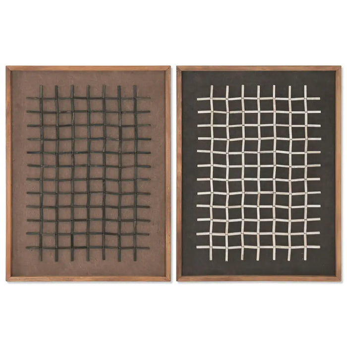 Картина Home ESPRIT Бор Рециклирано дърво 62 x 4 x 82 cm