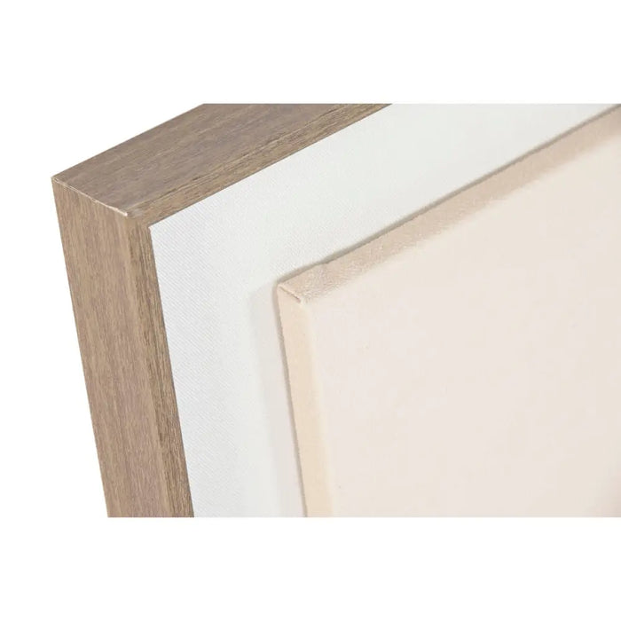 Картина Home ESPRIT Бял Бежов Абстрактен Град 100 x 4 x 50