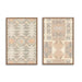 Картина Home ESPRIT Червен Бежов Сив 75 x 3 x 105 cm (2