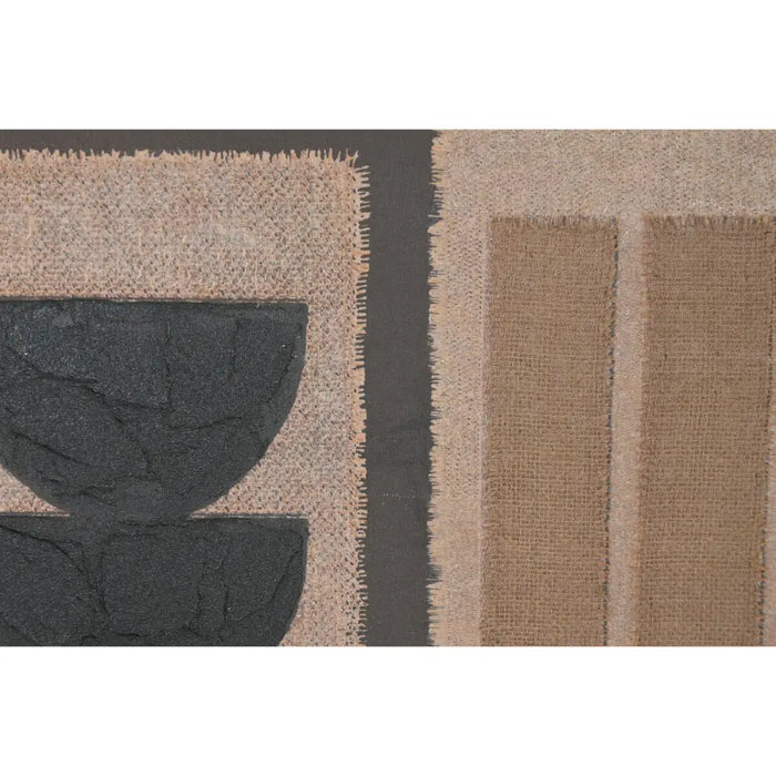 Картина Home ESPRIT Кафяв Черен Модерен Град (2 броя)