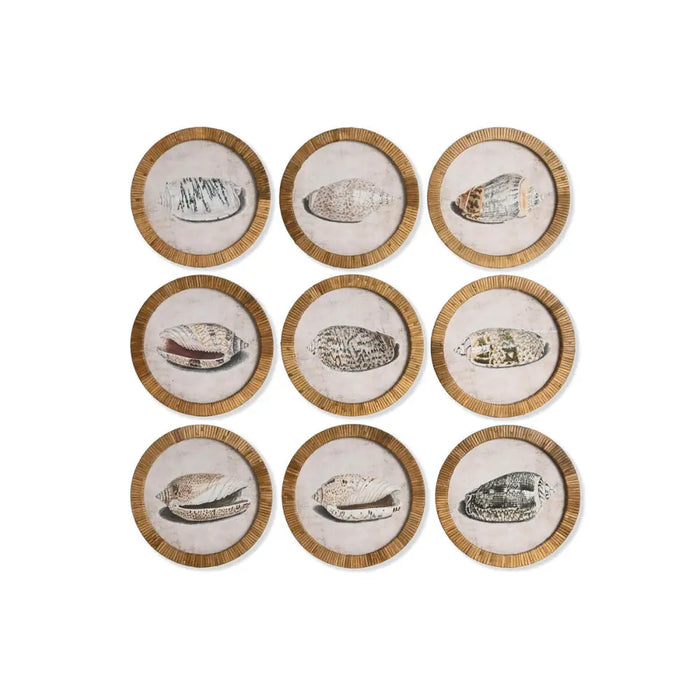 Картина Home ESPRIT Кристал Pатан 30 x 2 x 30 cm (9 броя)