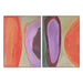 Картина Home ESPRIT Оранжев Модерен Град 100 x 4 x 140 cm