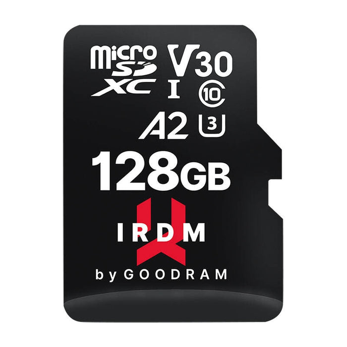 Карта памет Goodram IRDM microSD 128GB + адаптер
