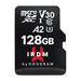 Карта памет Goodram IRDM microSD 128GB + адаптер