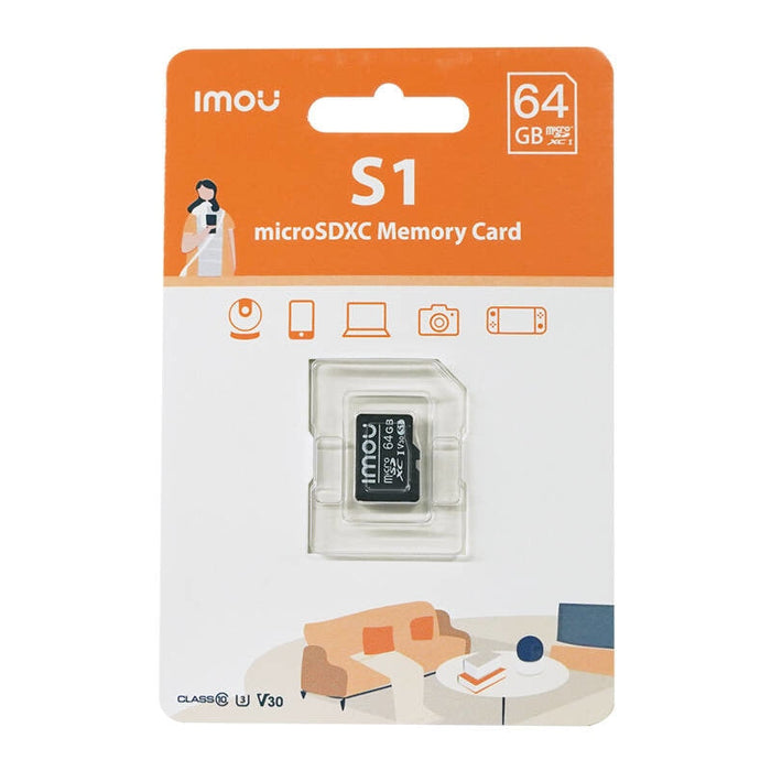 Карта памет Imou microSD (UHS-I SDXC 10/U3/V30 95/38)