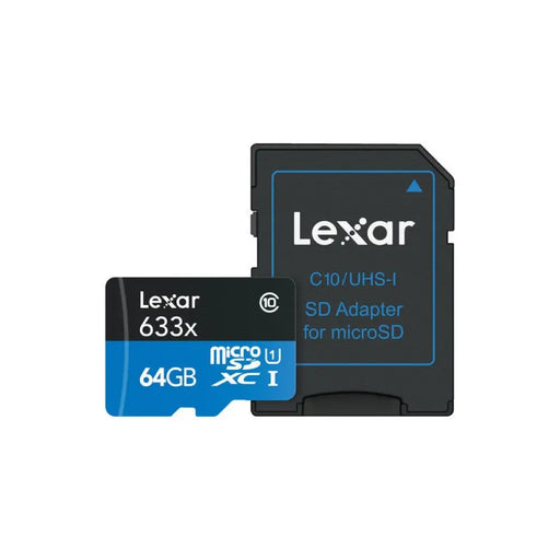 КАРТА ПАМЕТ micro SDHC 64GB 100MB/s UHS-I,A1,V30,U3,BLUE