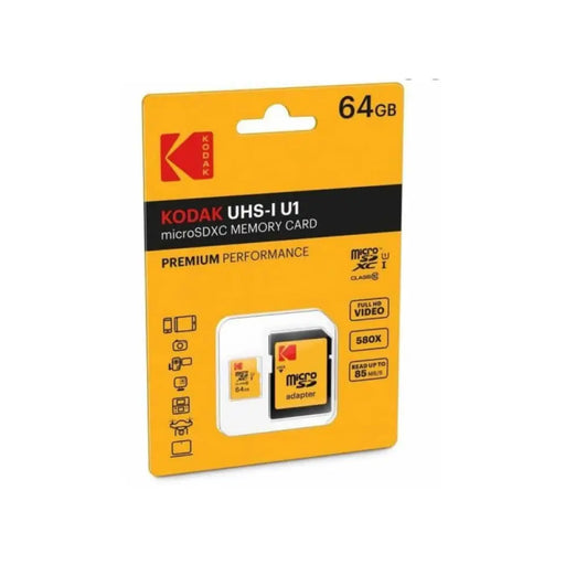 КАРТА ПАМЕТ micro SDHC 64GB Class10 85MB/s KODAK