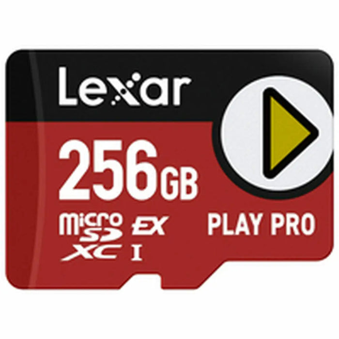 Kарта памет Micro SDXC Lexar LMSXPS0256G-BNNNG Черен Червен