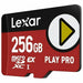 Kарта памет Micro SDXC Lexar LMSXPS0256G-BNNNG Черен Червен