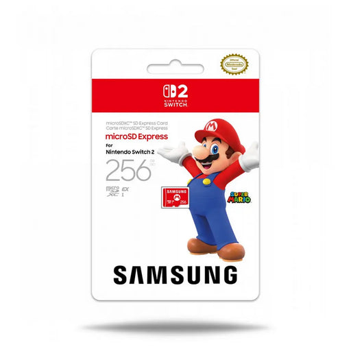 Карта памет Nintendo Switch 2 Samsung microSD Mario 256GB