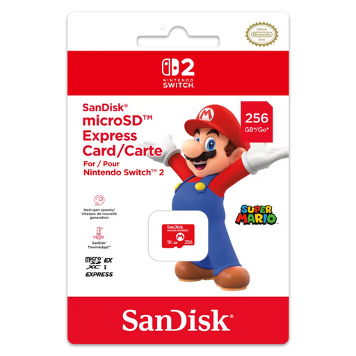 Карта памет Nintendo Switch 2 SanDisk microSD 256GB